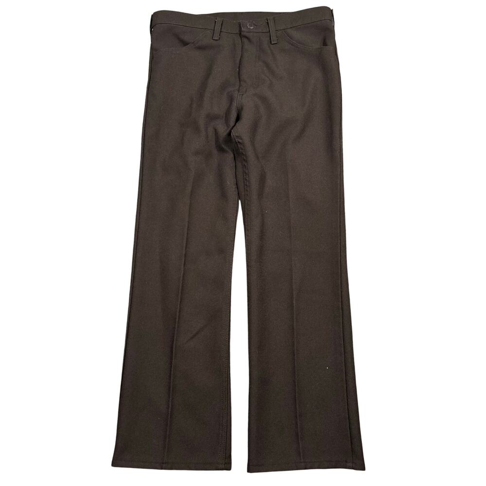 Vintage Wrangler Rancher Bootcut Pants Men’s 34x29 Brown Polyester Western